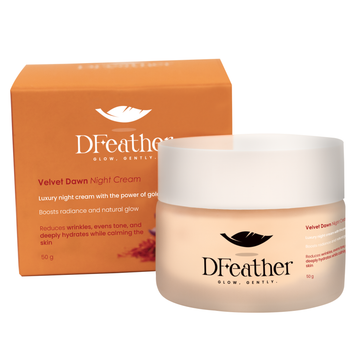 D Feather Velvet Dawn Night Cream 50g – Hydrating & Anti-Aging Night Cream for Glowing Skin