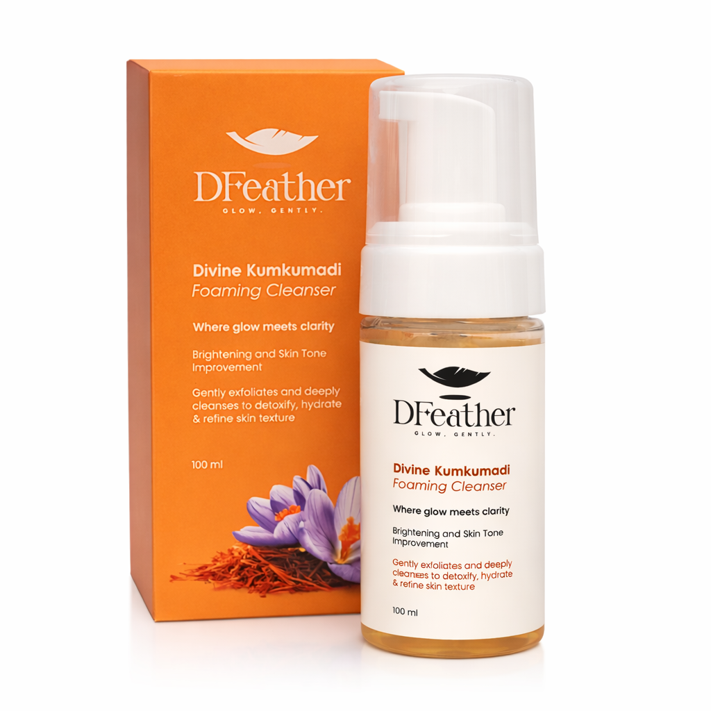 D Feather Divine Kumkumadi Foaming Cleanser