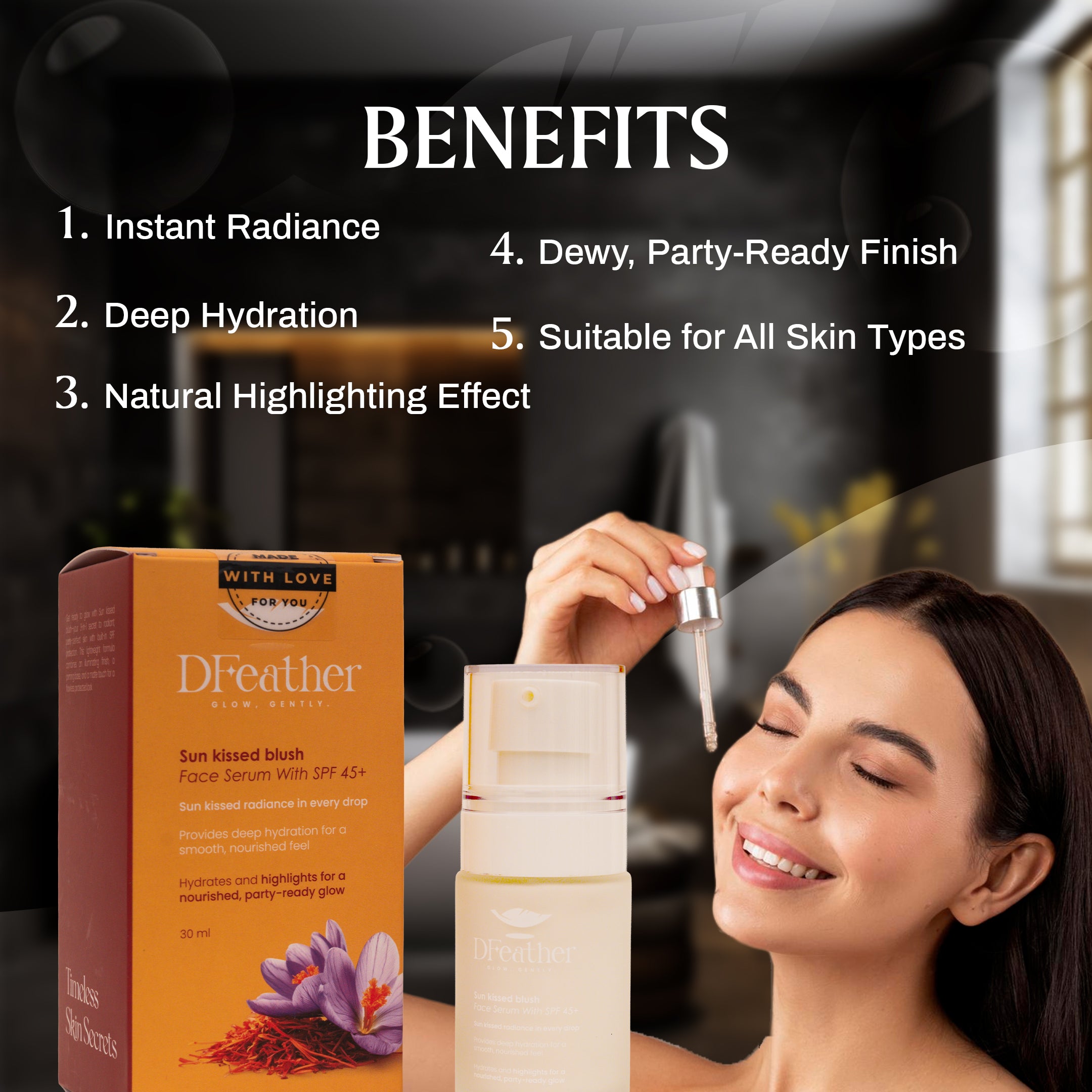 Sun Kissed Blush with SPF 45+