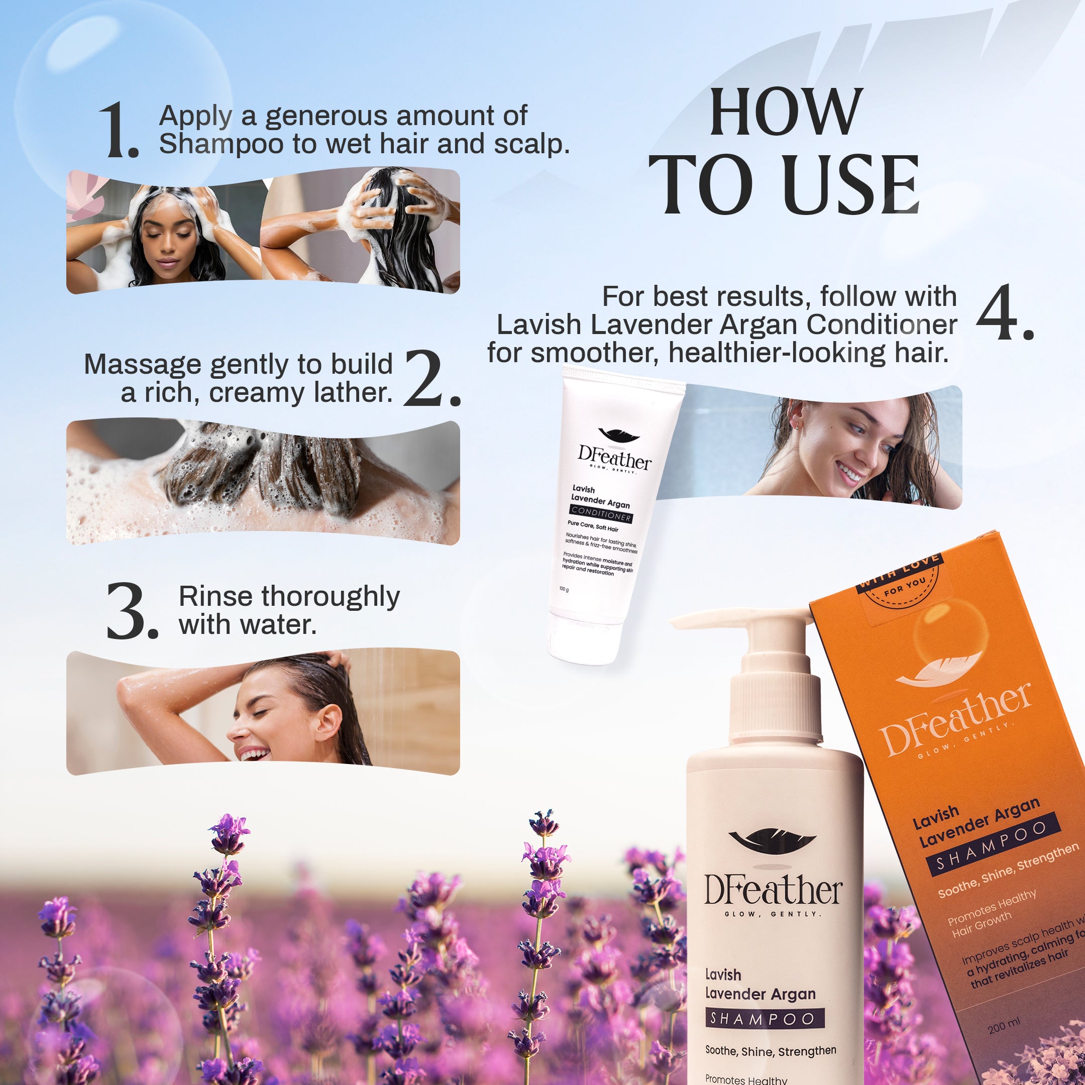 Lavish Lavender Argan Shampoo