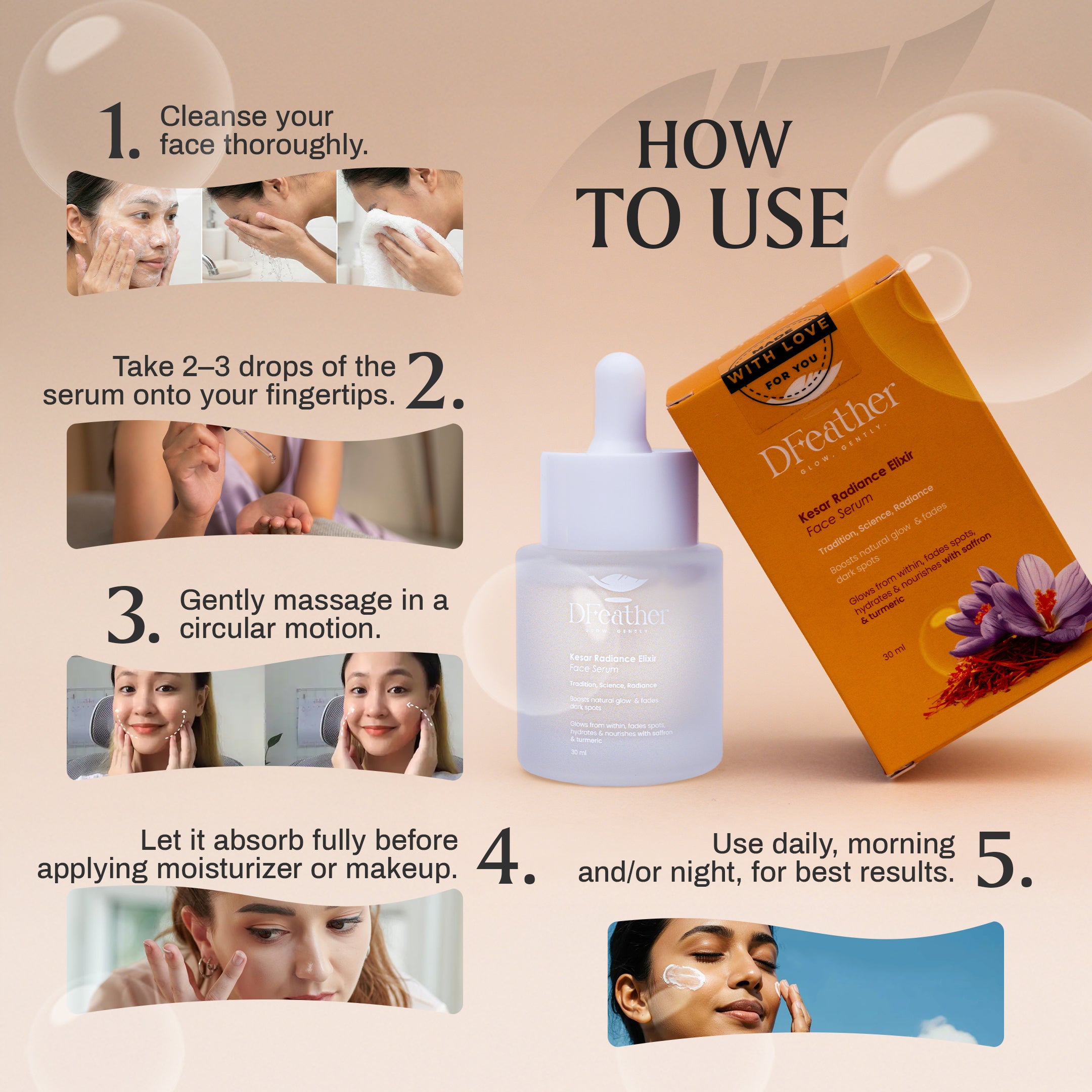 Kesar Radiance Elixir Face Serum