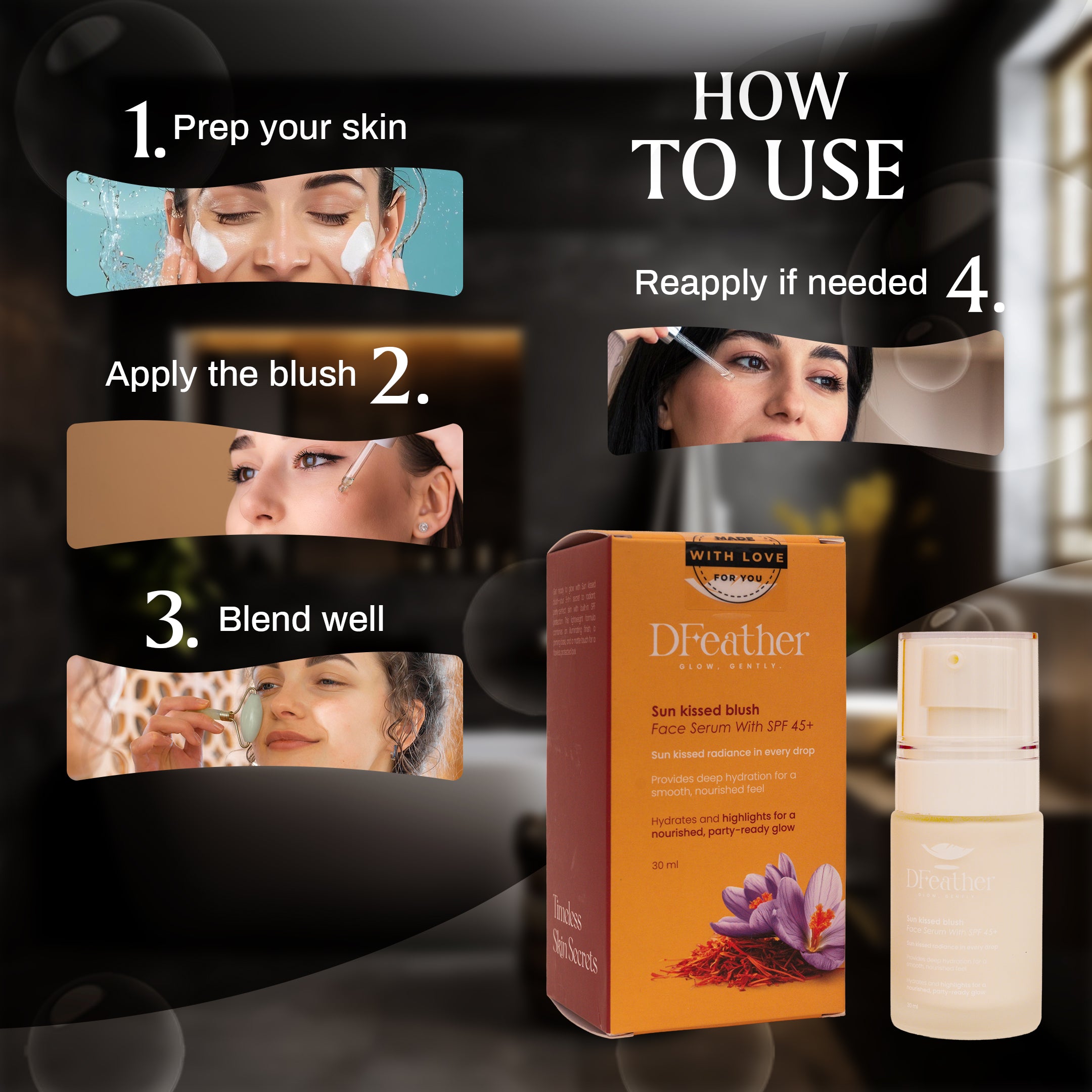 Sun Kissed Blush with SPF 45+